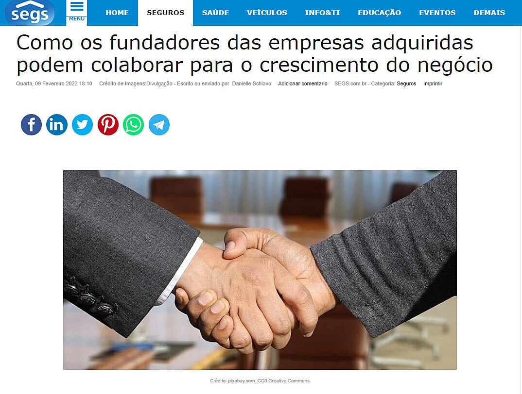 Como os fundadores das empresas adquiridas podem colaborar para o crescimento do negcio